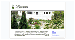 Desktop Screenshot of carterlandscaping.net
